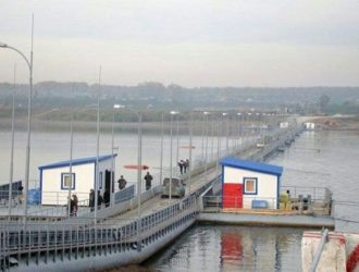 В Юрге демонтируют понтонный мост через Томь