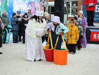 В Прокопьевске весело отметили праздник с Йети