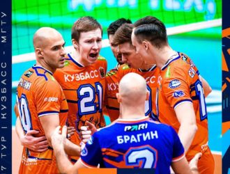 Волейбольный «Кузбасс» обыграл МГТУ в заключительном домашнем матче этого года