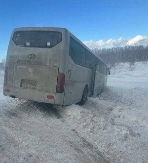 Автобус Кемерово — Новосибирск попал в ДТП на трассе