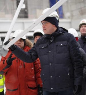 Илья Середюк проверил стройку нового музейно-театрального комплекса