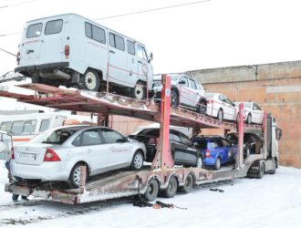 Из Новокузнецка в Горловку отправились восемь автомобилей