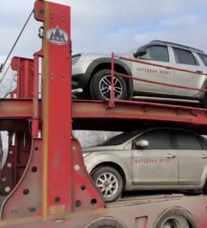 Автомобили, отправленные из Кузбасса в Горловку, прибыли в пункт назначения