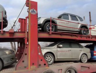 Автомобили, отправленные из Кузбасса в Горловку, прибыли в пункт назначения