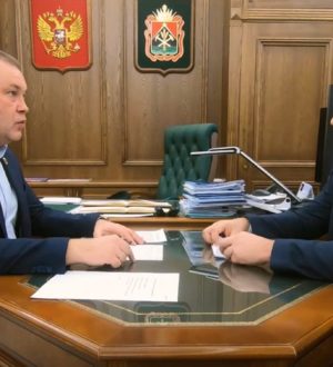 Губернатор Кузбасса Илья Середюк и глава Новокузнецка Денис Ильин обсудили развитие южной столицы Кузбасса