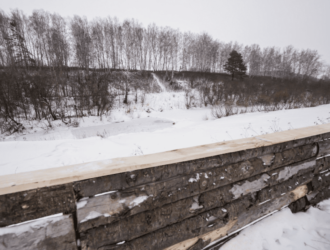 В Елыкаеве начали готовить купель к Крещению