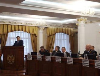Анатолий Серышев принял участие в заседании коллегии Главного управления МВД России по Новосибирской области