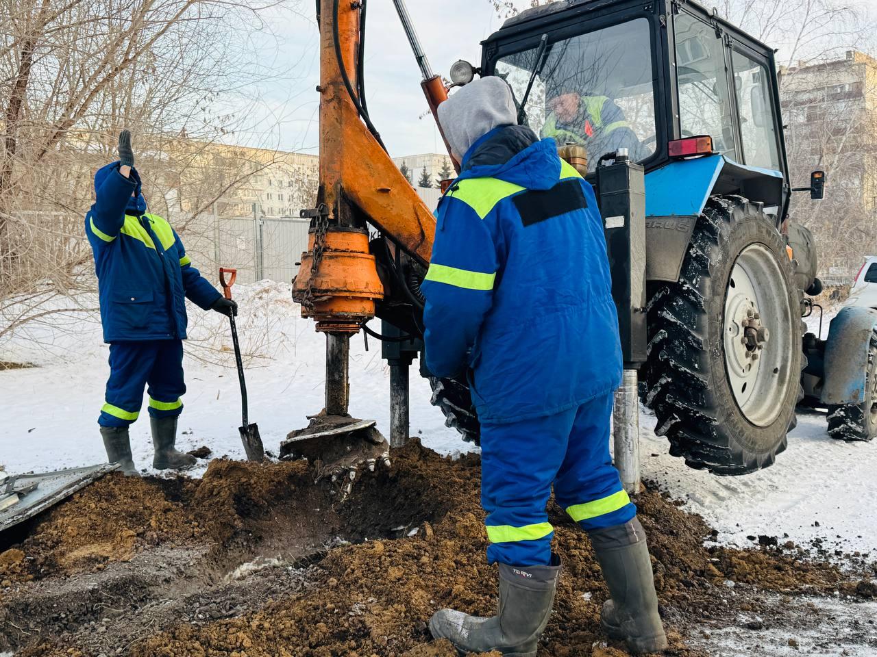 В Новокузнецке скоро ходить в одну из школ можно будет по освещенной дороге