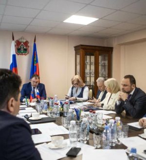 Илья Середюк встретился с сенаторами РФ и депутатами Госдумы от Кузбасса