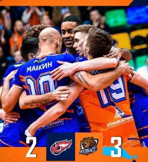 Волейбольный «Кузбасс» обыграл «Факел Ямал» на тай-брейке