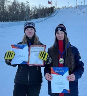 Новокузнечанки завоевали медали первенства Сибири по горнолыжному спорту