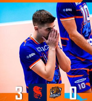 Волейбольный «Кузбасс» завершил регулярный чемпионат поражением от «Белогорья»