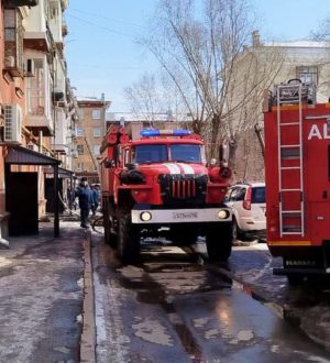 В Кемерове на пожаре спасены 15 человек