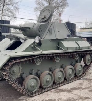 В торжественном марше 9 мая в Кемерове примут участие два танка времен Великой Отечественной войны и зенитная установка С-60