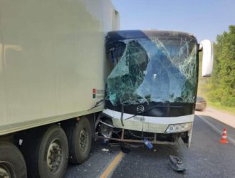 В Кузбассе в суд направлено дело о ДТП с пассажирским автобусом