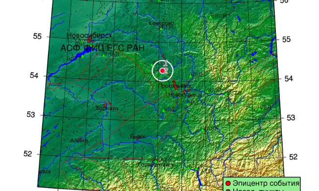 В Кузбассе произошло слабое землетрясение