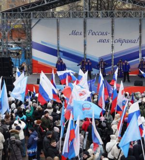 Более 10 тысяч человек приняли участие в митинге-концерте «Крымская весна» в Кемерове
