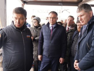 Министр экономического развития РФ Максим Решетников и губернатор Илья Середюк обсудили реализацию инвестпроектов в СТК «Шерегеш»