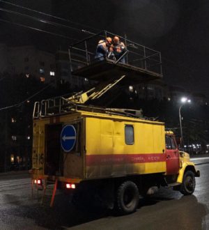 В Кемерове начались работы по переносу пункта энергоподпитки троллейбусов на проспекте Шахтеров