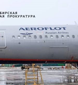 Самолет выкатился за пределы взлеточно-посадочной полосы в Кемерове