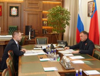 Илья Середюк встретился с новым мэром Белова