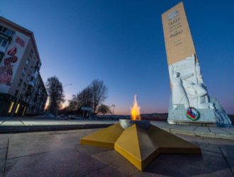 В Кемерове отреставрируют пятиконечную звезду, стоящую у основания Вечного огня на Притомской набережной