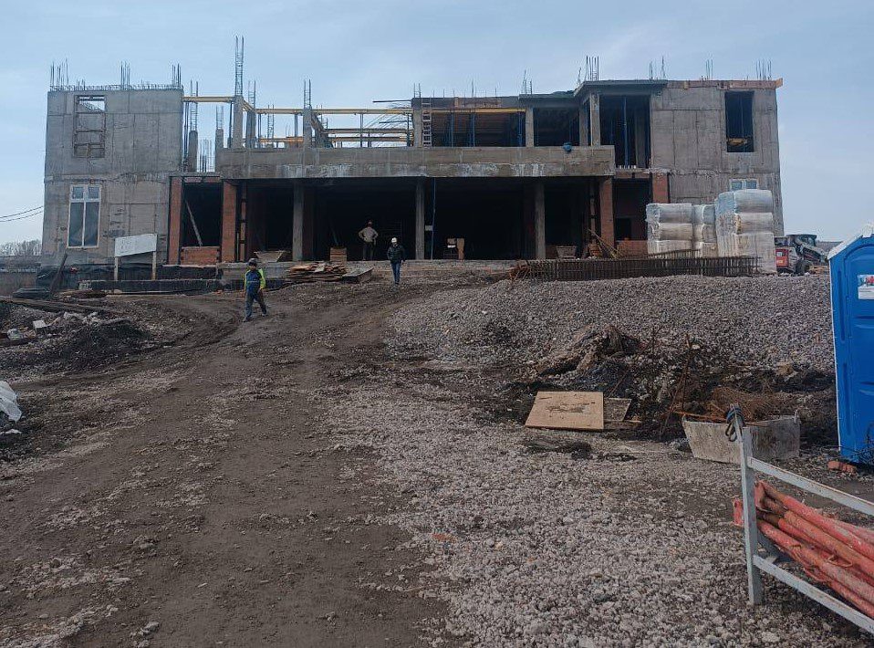 Новый сельский Дом культуры возводится в посёлке Загорский