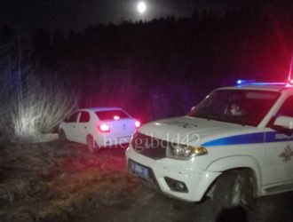 Пьяный водитель в Яшкино пытался скрыться от дорожной полиции в лесу