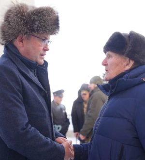 Губернатор Кузбасса поздравил с 99-летием Почетного гражданина Кузбасса, фронтовика Анатолия Терехова