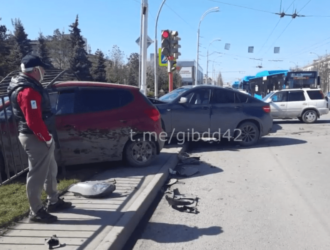 Пять иномарок пострадали в ДТП в Кемерове
