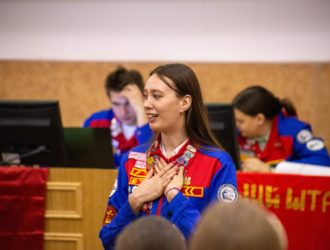 Студотряды Кузбасса провели традиционную «Школу молодого бойца»