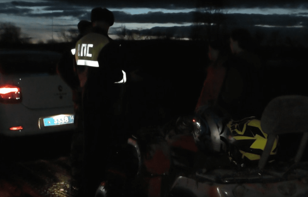 В Новокузнецке поймали несовершеннолетнюю на квадроцикле