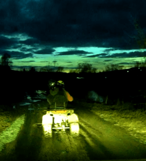 В Новокузнецке поймали несовершеннолетнюю на квадроцикле