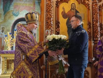 Губернатор Кузбасса поздравил с днем рождения епископа Новокузнецкого и Таштагольского