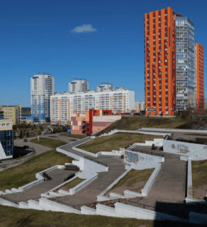 В Кемерове отремонтируют лестницу на Пионерском бульваре