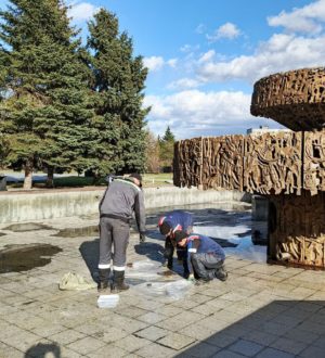 Фонтаны Новокузнецка готовят к запуску