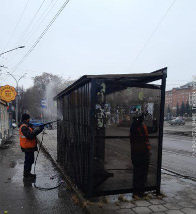 В Новокузнецке с дорог убрали 8 тысяч кубометров смета