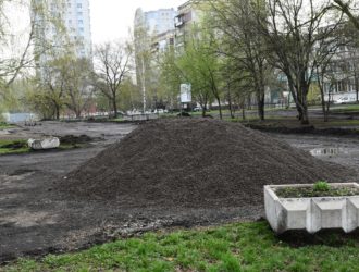 В Новокузнецке стартовали работы по благоустройства сквера «50 лет Центральному району»