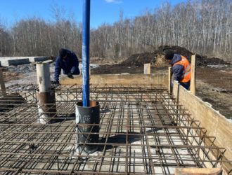 В кемеровском поселке Улус продолжается строительство водопровода