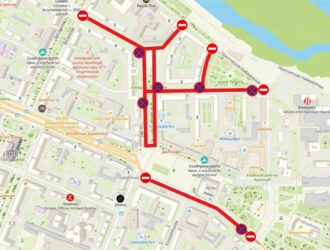 Кемеровчанам рассказали о перекрытии движения в центре Кемерова 5 мая