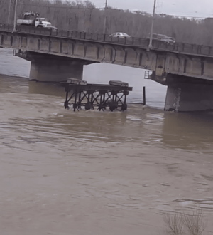 Уровень воды в Томи за сутки резко вырос