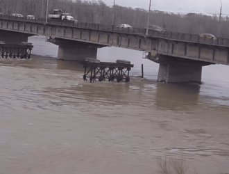 Уровень воды в Томи за сутки резко вырос