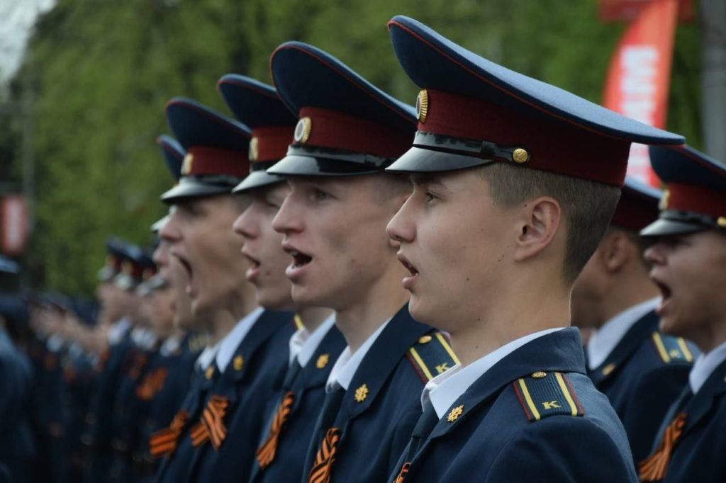 Торжественный марш прошёл в трех городах Кузбасса