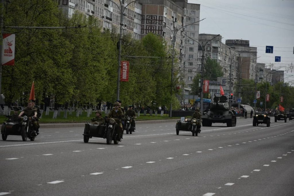 Торжественный марш прошёл в трех городах Кузбасса