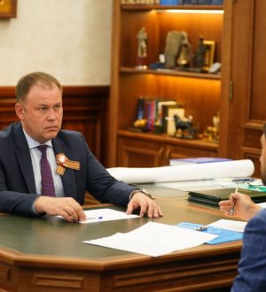 Илья Середюк провел рабочую встречу с сенатором РФ Алексеем Синицыным