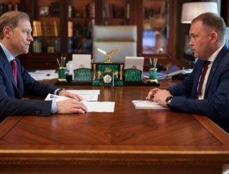 Илья Середюк обсудил диверсификацию экономики Кузбасса с первым заместителем председателя правительства РФ