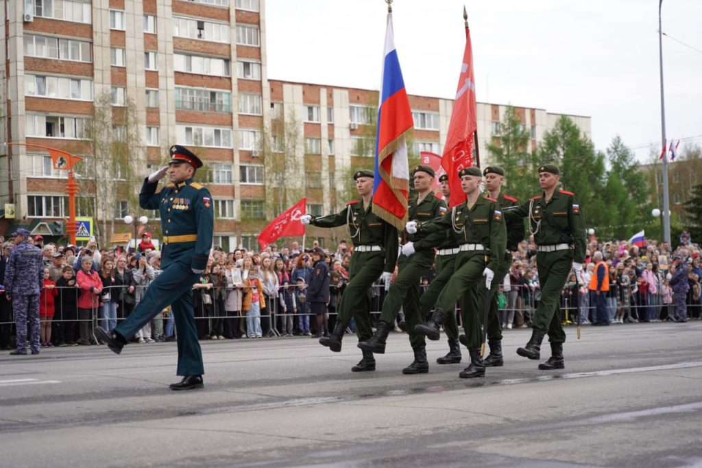 Торжественный марш прошёл в трех городах Кузбасса