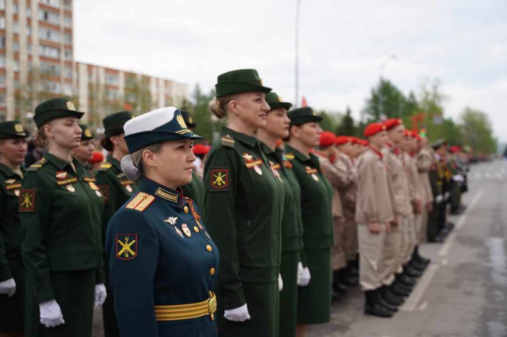 Торжественный марш прошёл в трех городах Кузбасса