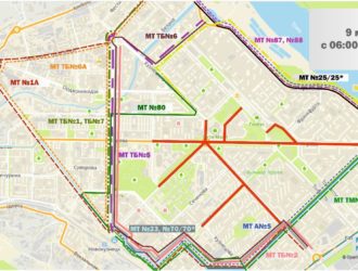 В Новокузнецке 9 мая перекроют проезд в центре и изменят маршруты автобусов и троллейбусов