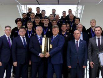 Полномочный представитель президента поздравил волейбольный клуб «Локомотив» с победой в Кубке России